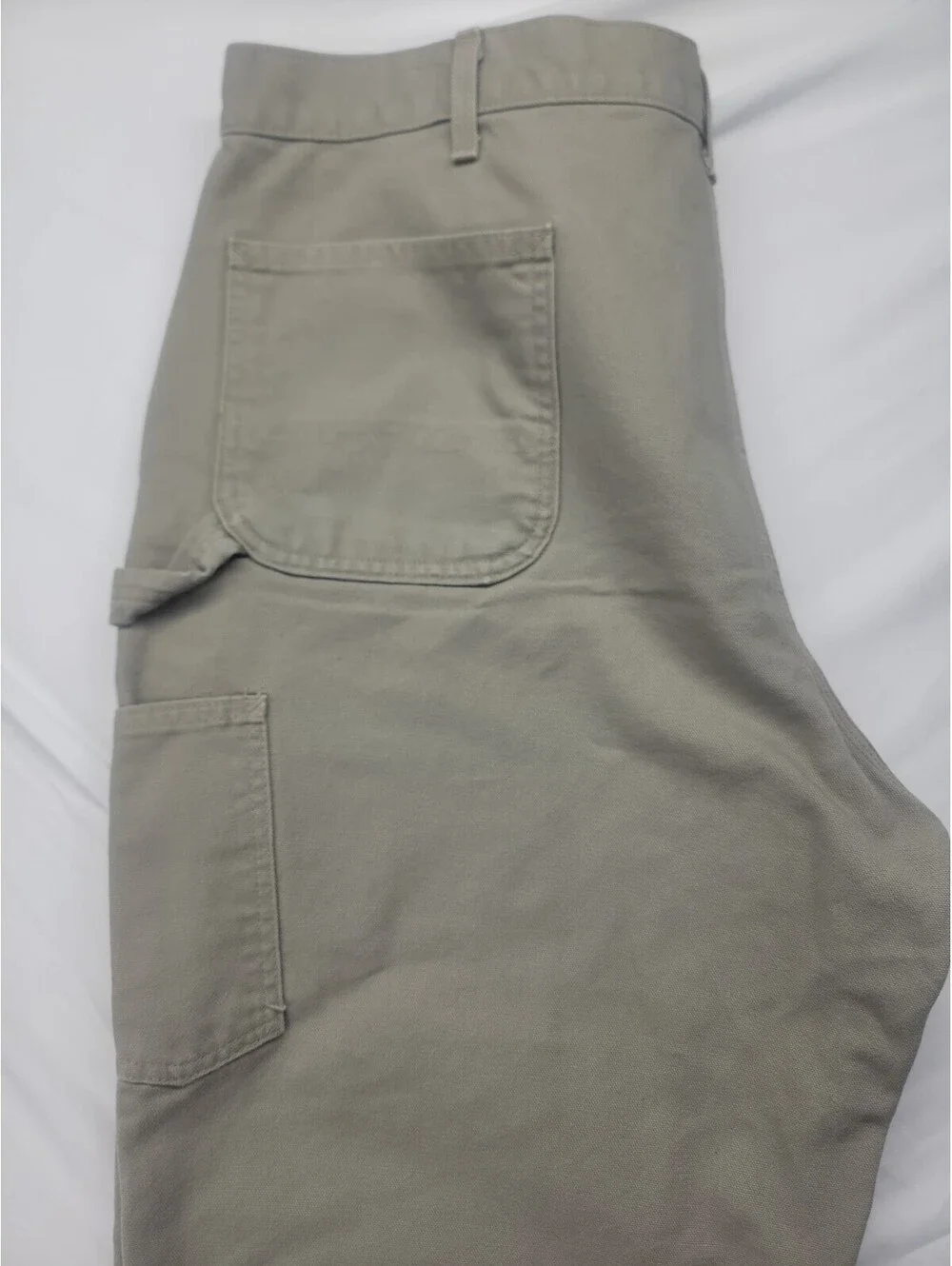 Carhartt Mens B11 DES Mens Canvas Duck Carpenter Pants 42x30 Beige